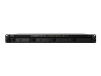 Synology RackStation RS819 - Serveur NAS - 4 Baies - rack-montable - SATA 6Gb/s - RAID 0, 1, 5, 6, 10, JBOD - RAM 2 Go - Gigabit Ethernet - iSCSI support - 1U RS819