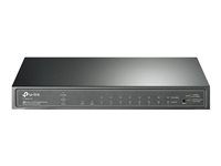 TP-Link JetStream TL-SG2210P V5 - Commutateur - intelligent - 8 x 10/100/1000 + 2 x SFP - de bureau - PoE (61 W) SG2210P