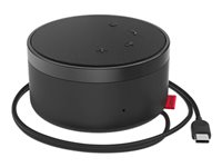 Lenovo Go - Haut-parleur main libre - filaire - USB-C - gris orage, noir tonnerre - Certifié pour Microsoft Teams - pour K14 Gen 1; ThinkCentre M70s Gen 3; M70t Gen 3; ThinkPad E14 Gen 3; E14 Gen 4; P15v Gen 3 4XD1C82055