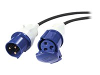 APC Modular IT Power Distribution Cable Extender - Rallonge de câble d'alimentation - IEC 60309 32A (M) pour IEC 60309 32A (F) - CA 400 V - 6 m - pour P/N: SY16K48H-PDNB, SY32K48H-PDNB, SY48K48H-PDNB, SY64K96H-NB, SY96K160H-NB, SY96K96H-NB PDX532IEC-600