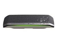 Poly Sync 40+ - Haut-parleur intelligent - Bluetooth - sans fil, filaire - USB-C, USB-A - noir, argent - certifié Zoom 772C5AA